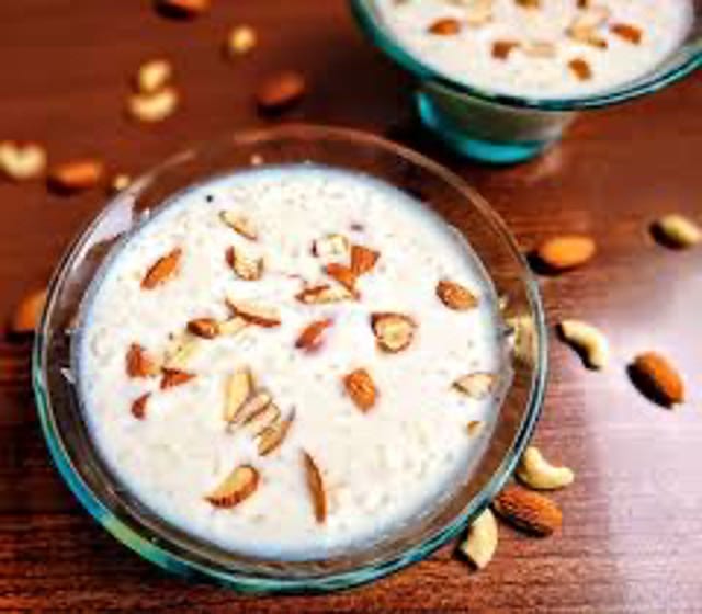 Kheer (Rice Pudding).