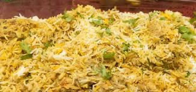 Biryani Rice (No Chicken Or Vegatables).