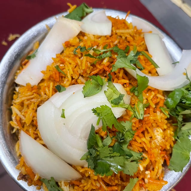 Chicken Biryani. (Bones).