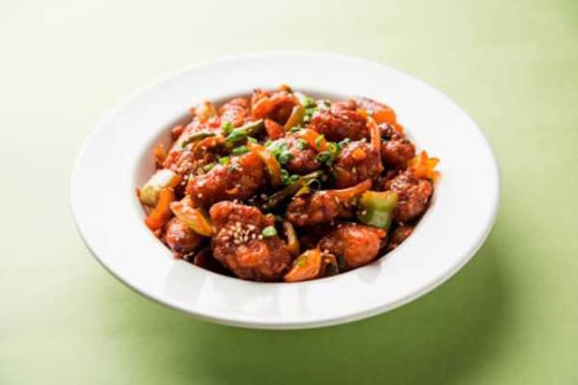 Baby Corn Chilli.