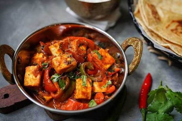 Paneer Jalfrezi.