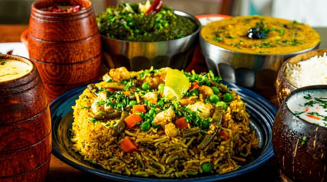 Avakai Veg Biryani.