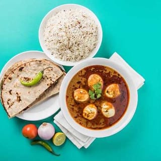 Egg Masala Thali