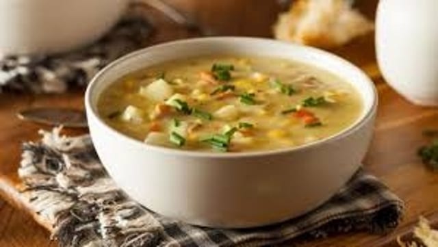 Chicken Corn Soup.
