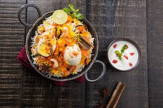 Egg Biryani.