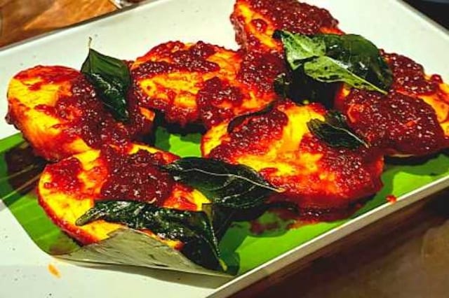 Egg Manchuria Thali.