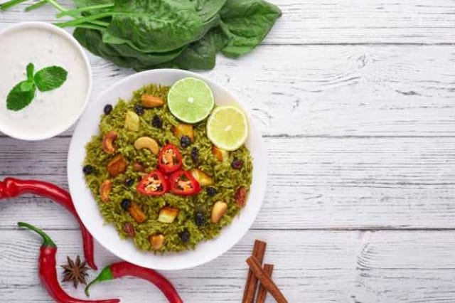 Avakai Paneer Biryani.