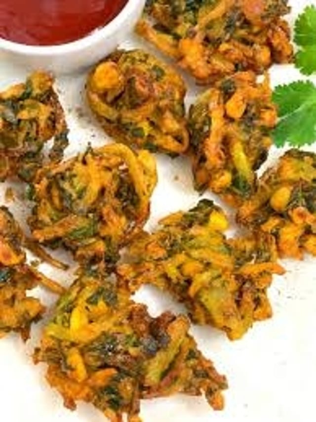 Spinach Pakora.