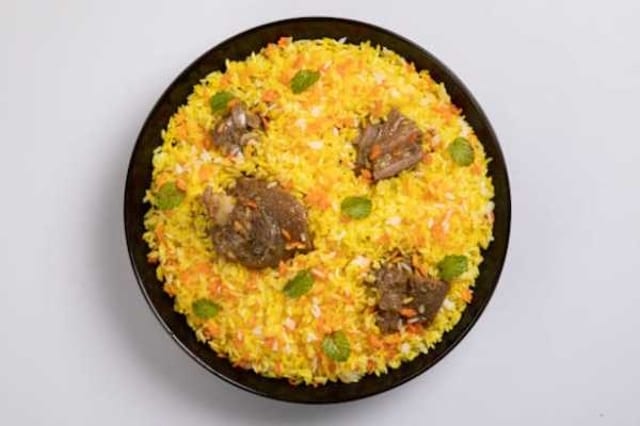 Mutton Dum Biryani.