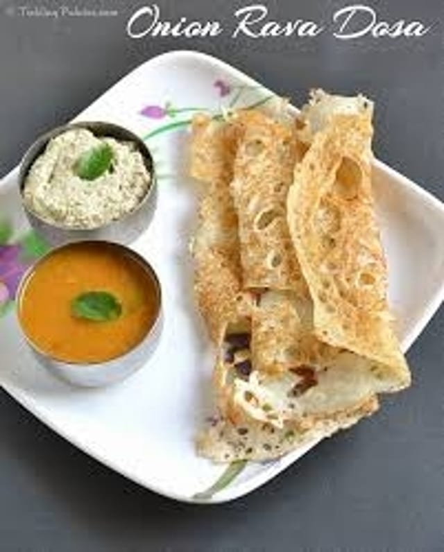 Rava Onion Dosa.