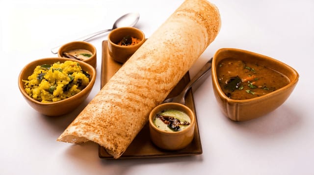 Mint Masala Dosa Combo.