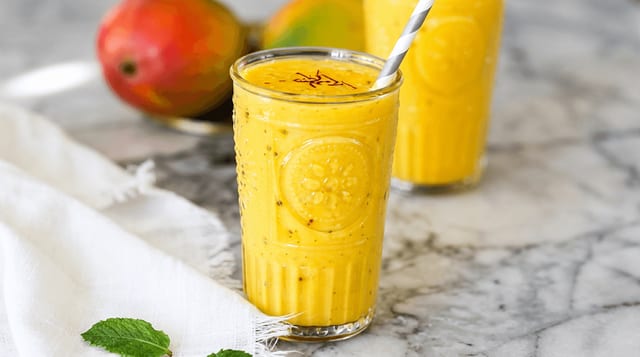 Mango lassi.