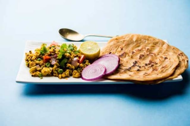 Egg Burji Thali.