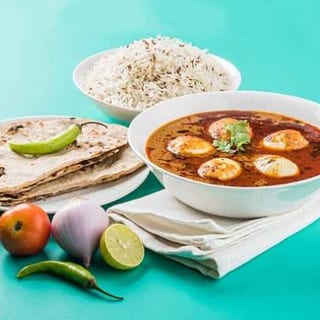 Egg Korma Thali