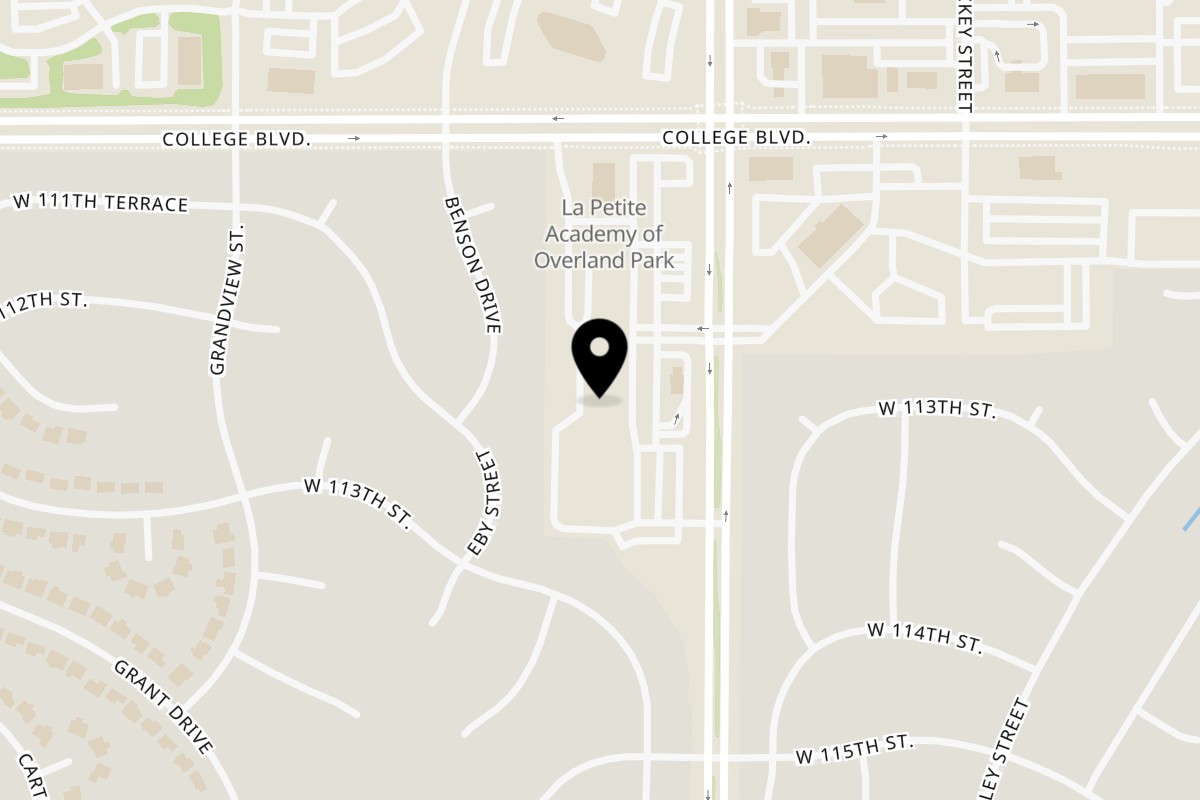 Map showing the location of Ruchi Indian Cuisine on 11168 Antioch Rd in Overland Park
